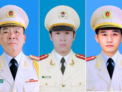 Bộ Công an thông báo lễ tang 3 cán bộ chiến sỹ hy sinh ở Đồng Tâm